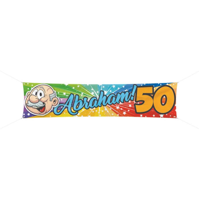 spandoek abraham 50 jaar twente feestverhuur